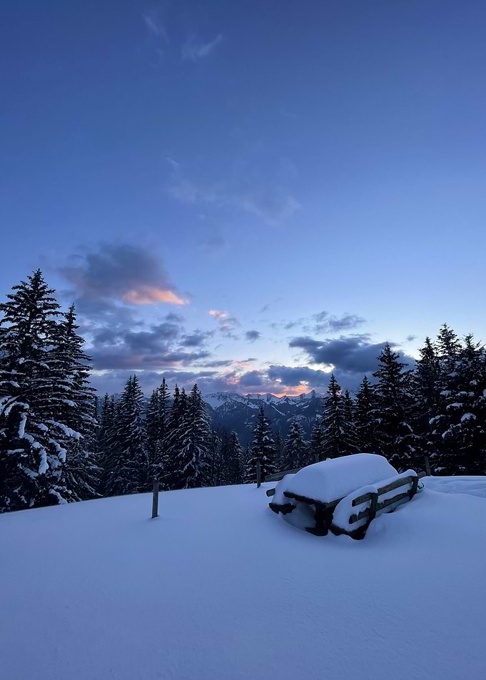 Winter Frozen Sunset 1