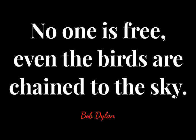Bob Dylan Quote