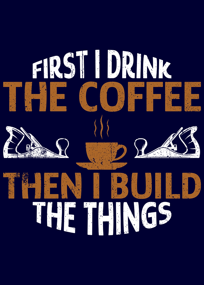 First i drink coffee