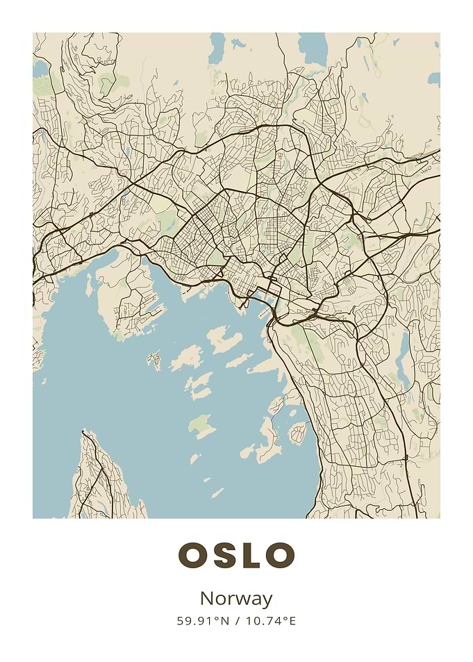 Oslo City Map