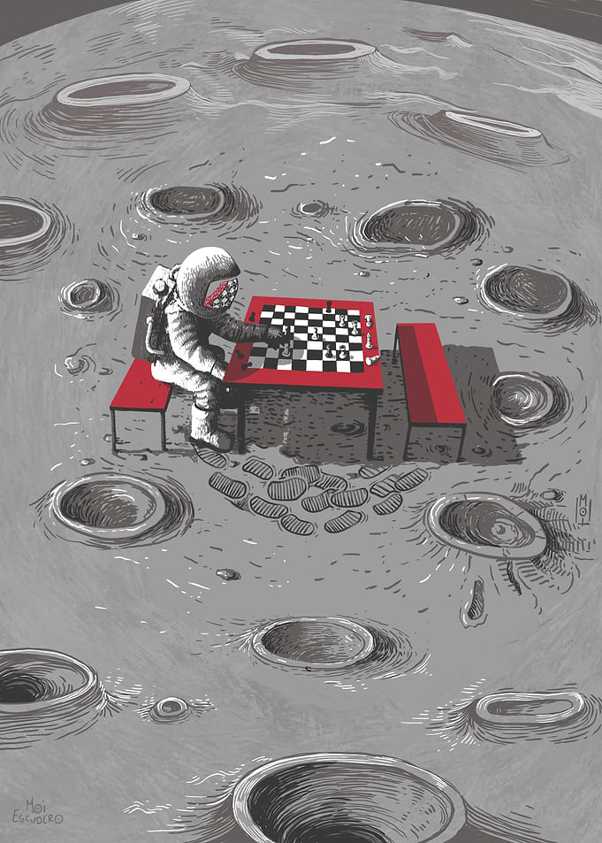 Chesstronaut