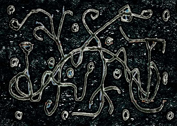 Dark Abstract Surface