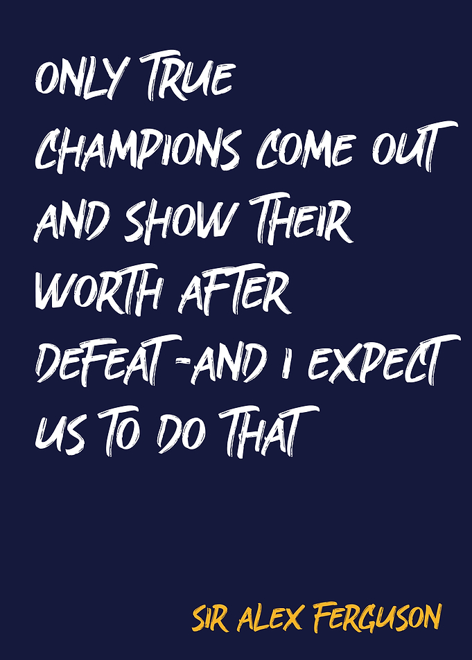 SIR ALEX FERGUSON Quote