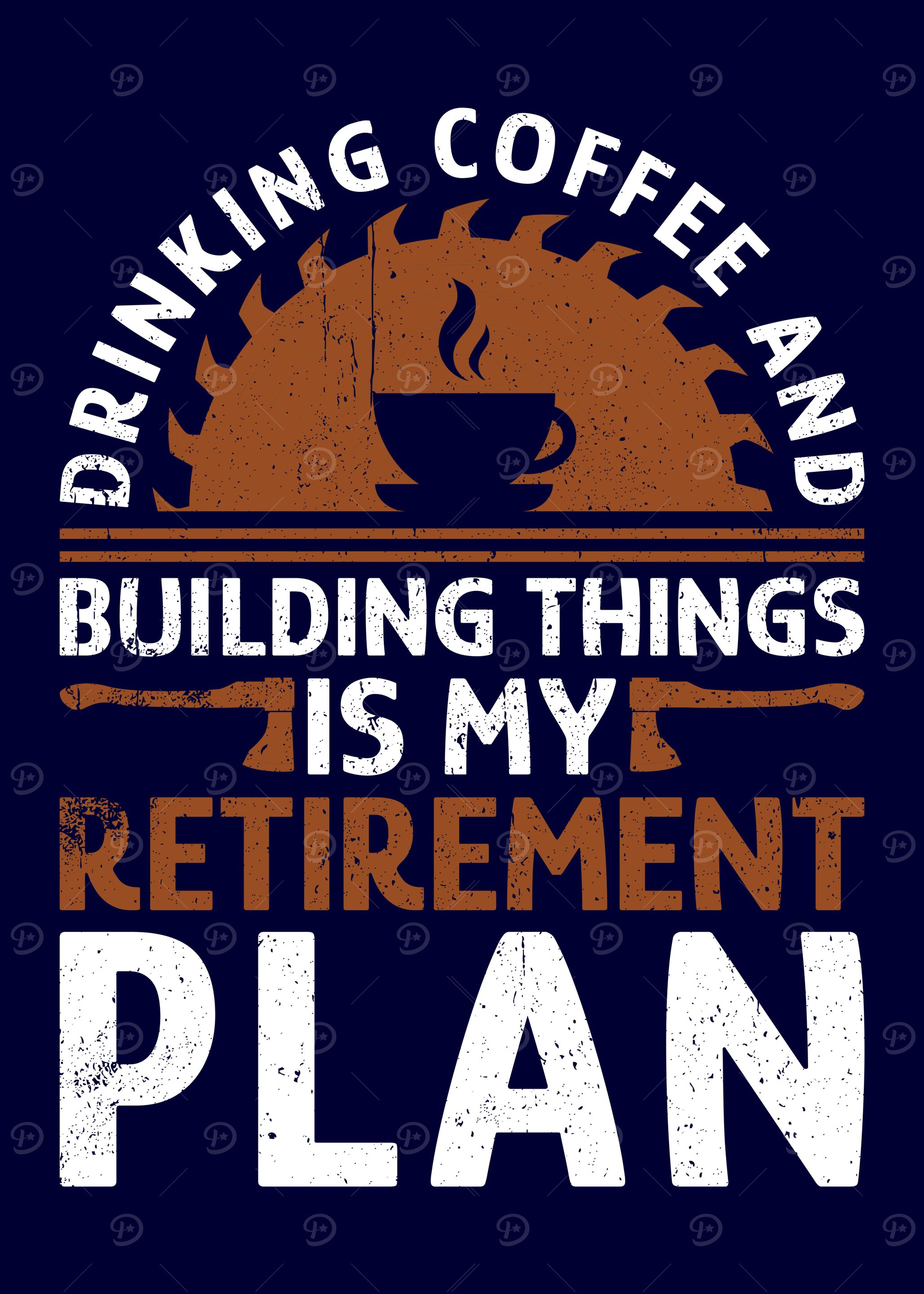 Pension drinking coffee