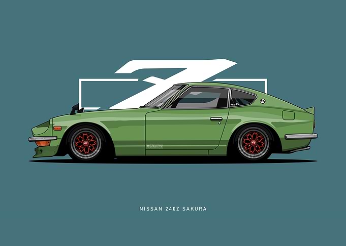 240Z Sakura Sideview