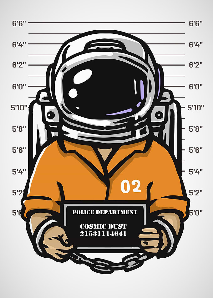astronaut in jail