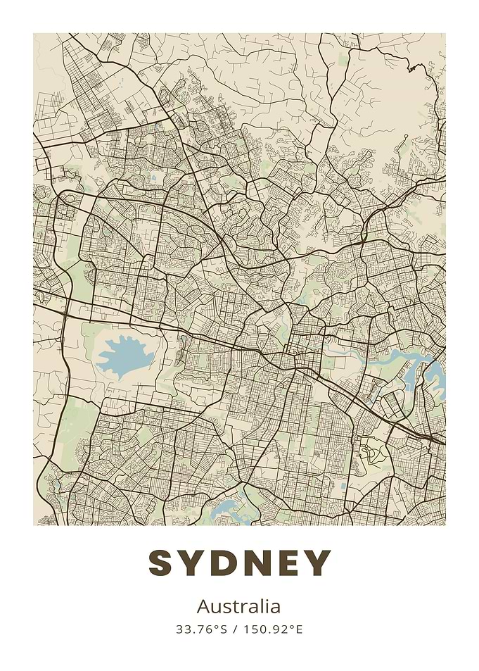 Sydney City Map