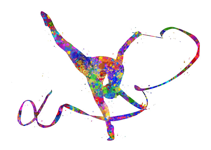 Rhythmic gymnastics dance