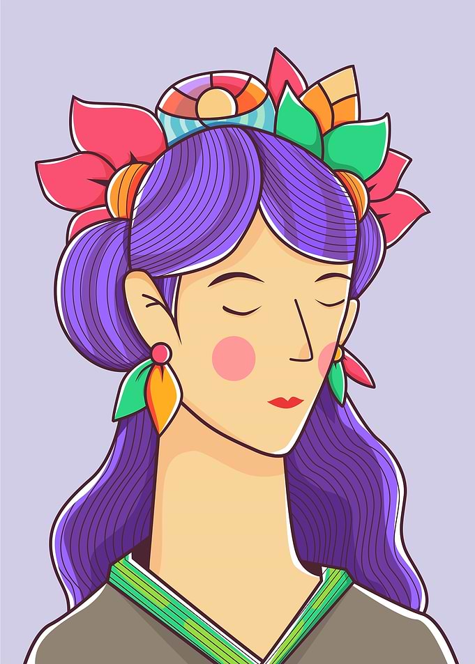 The flower girl