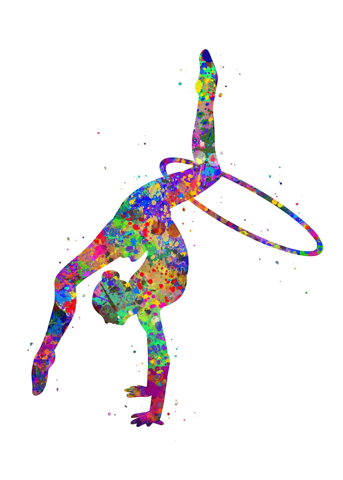 Rhythmic gymnastics hoop