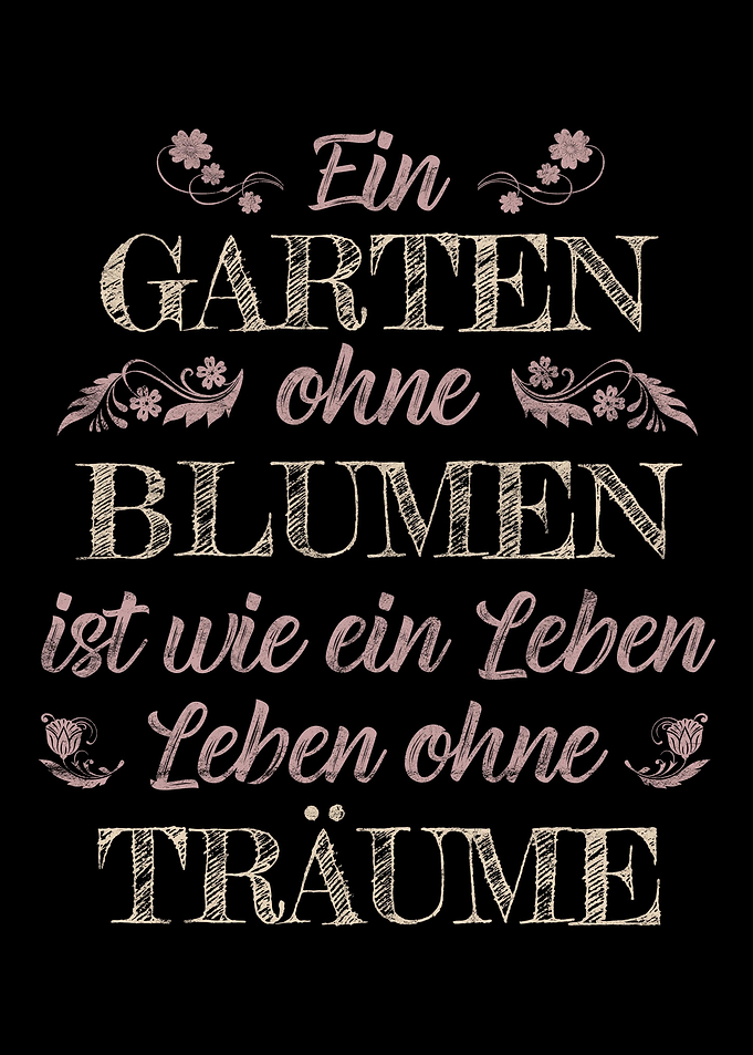 Witziger Garten Spruch