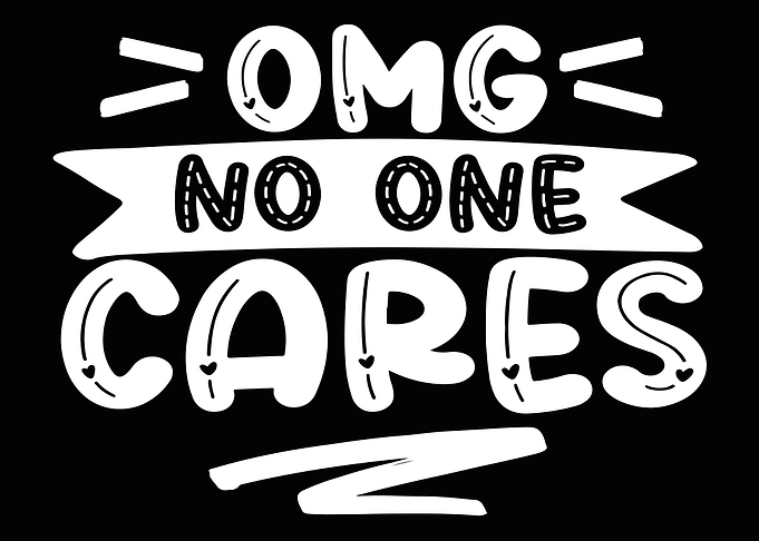 Omg no one cares