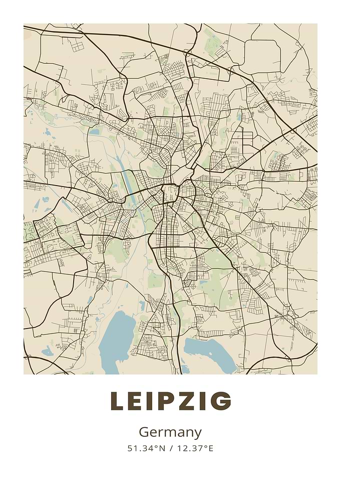 Leipzig City Map