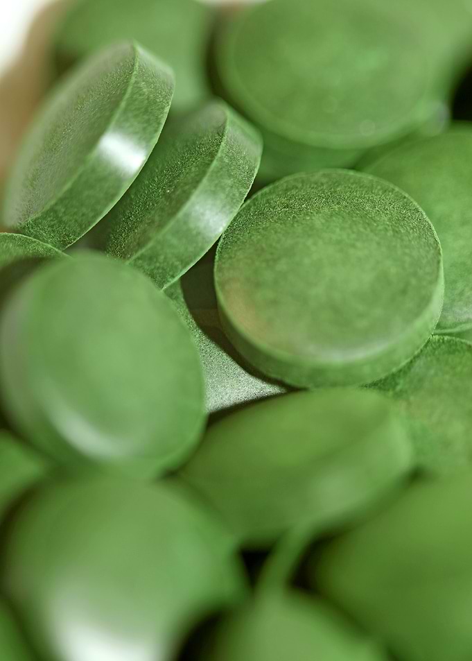 Spirulina platensis pills