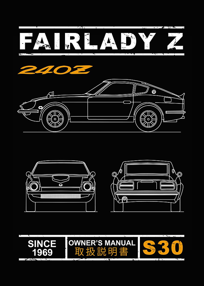 Blueprint of the 240Z