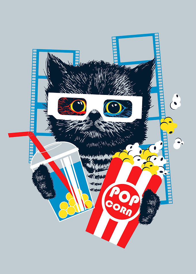 Kitten in cinema