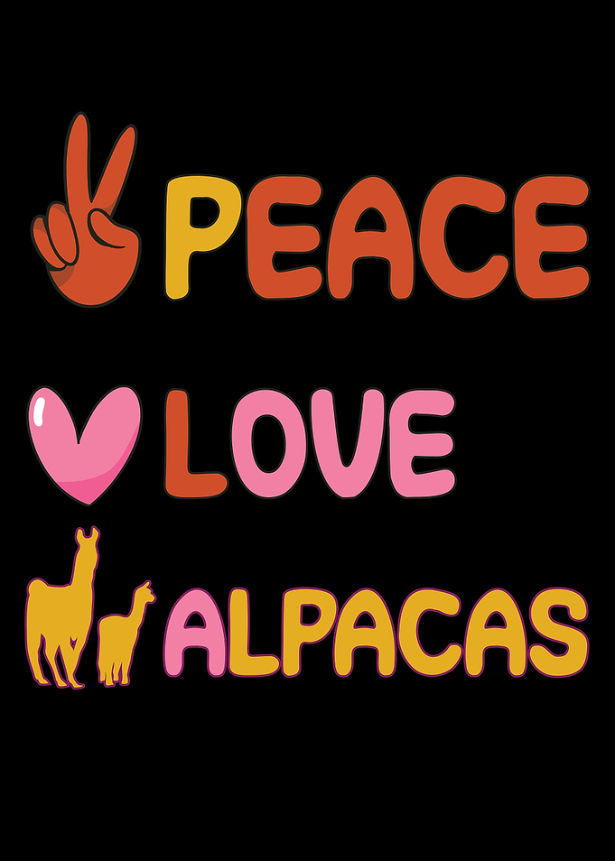 Peace Love Alpacas