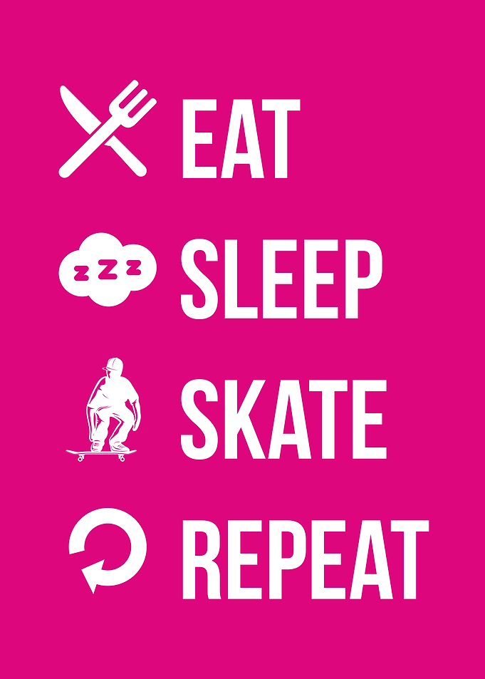 eat sleep skate repaeat