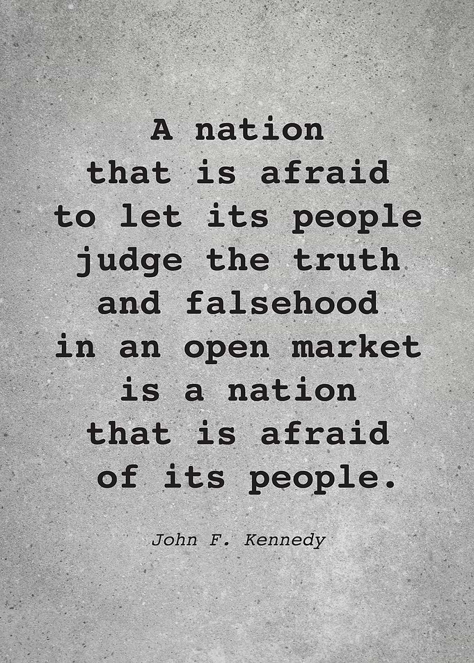 John F Kennedy Quote L024