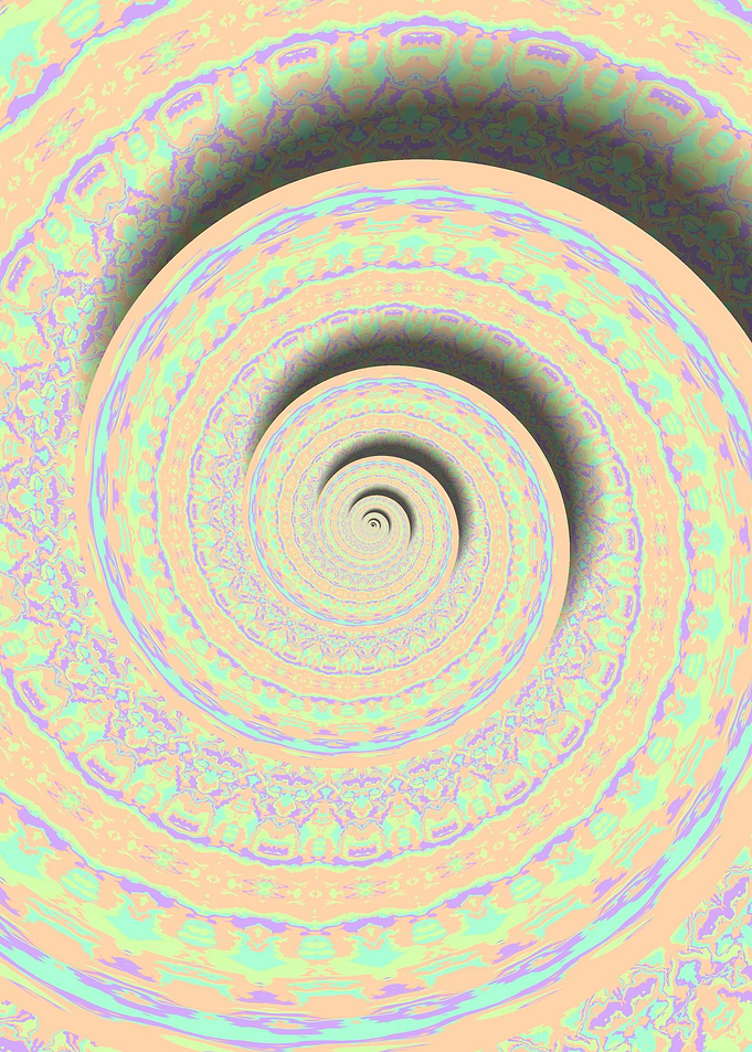 Hippie Mandala Spiral