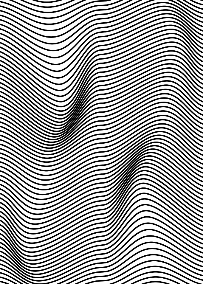 Line Art Black an White