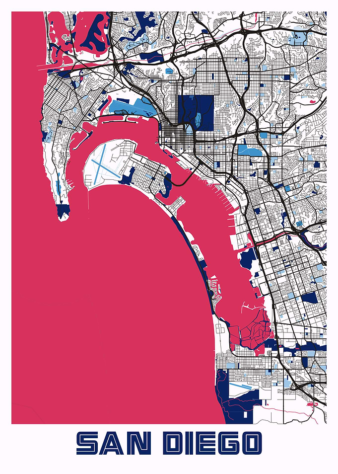 San Diego MilkTea Map