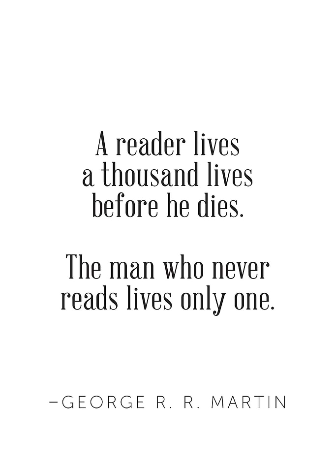 Quote about reading