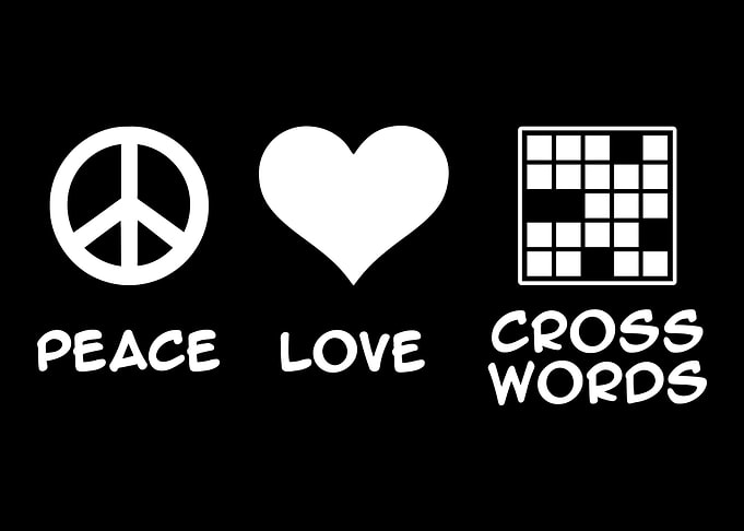 Peace love crosswords