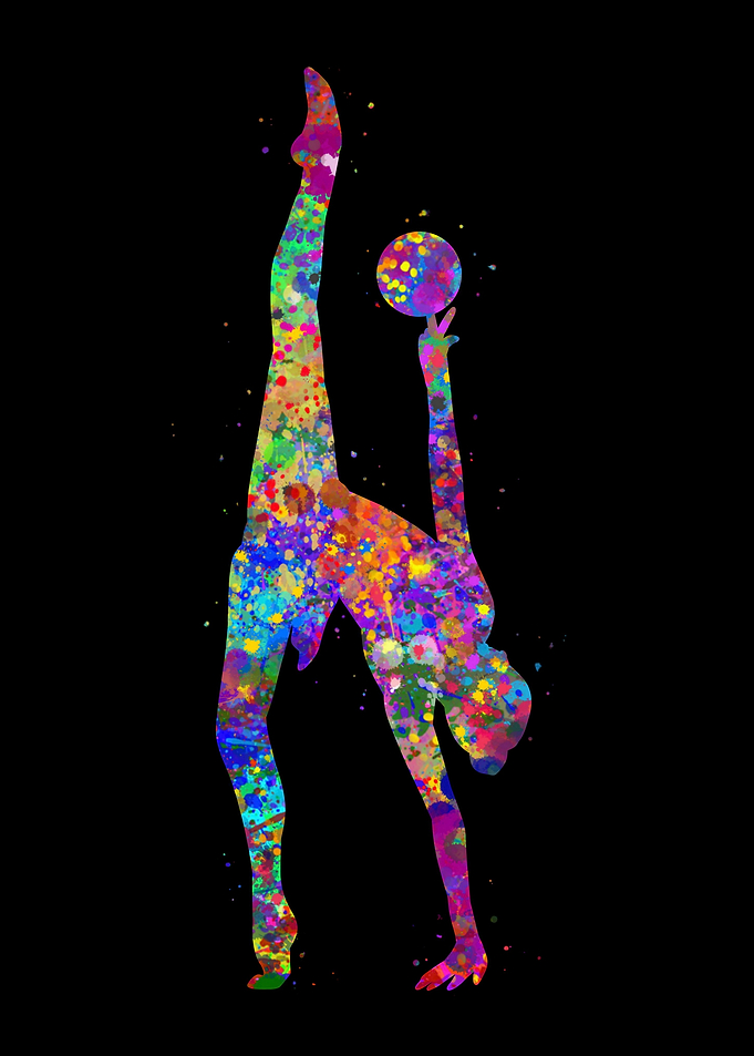 Rhythmic gymnastics ball