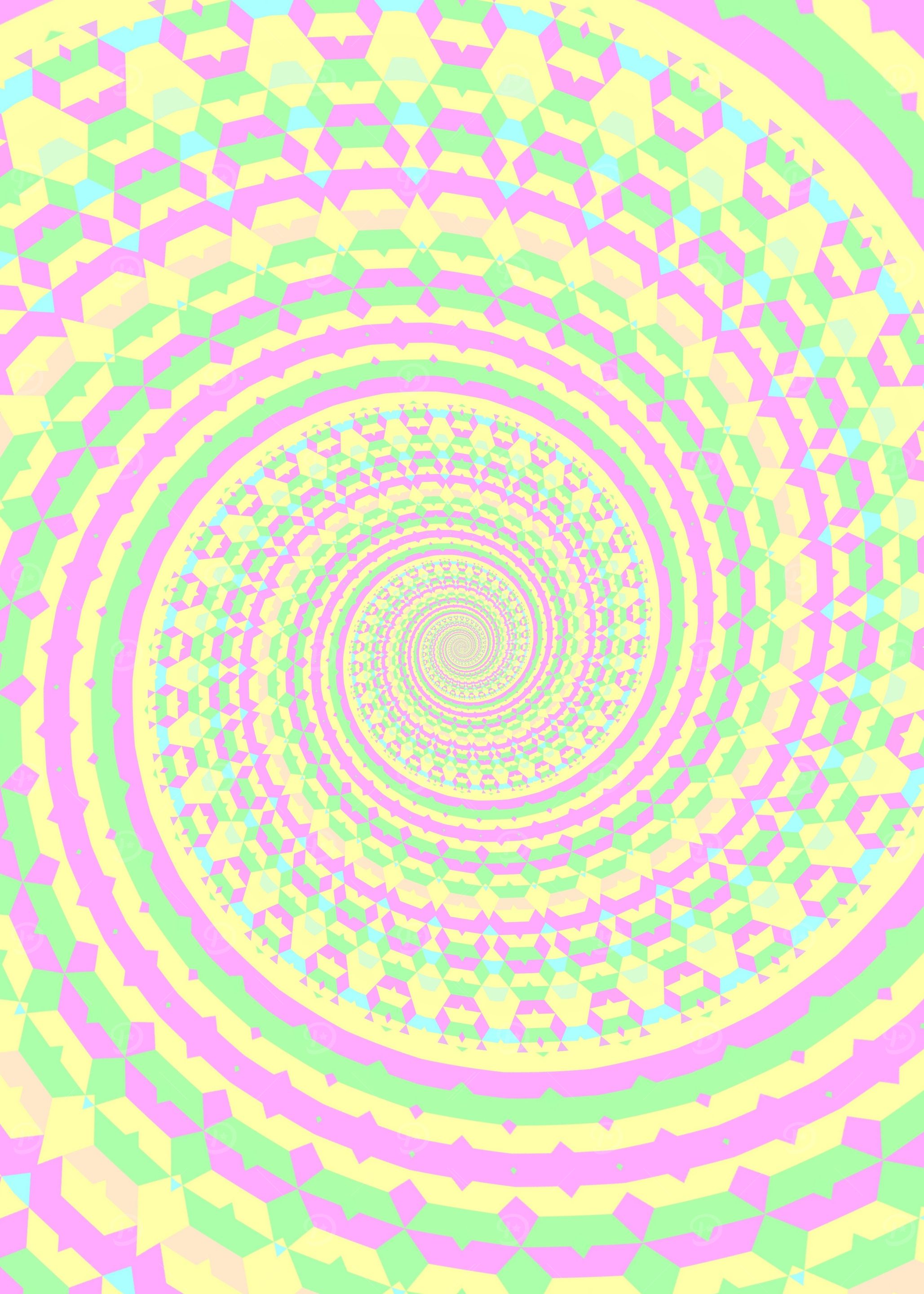 Colorful Spiral Mandala