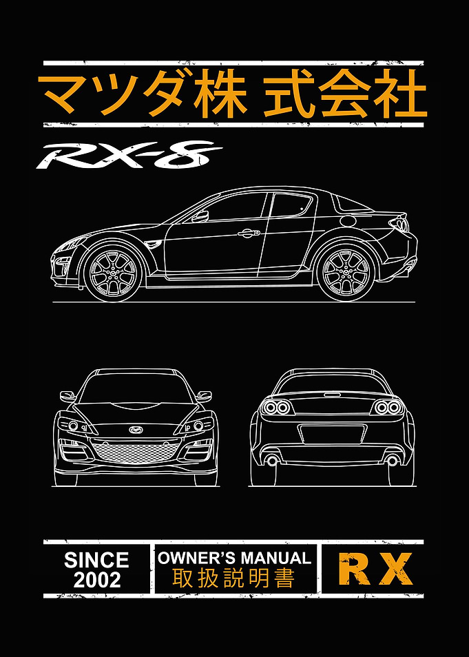 Blueprint of the RX8