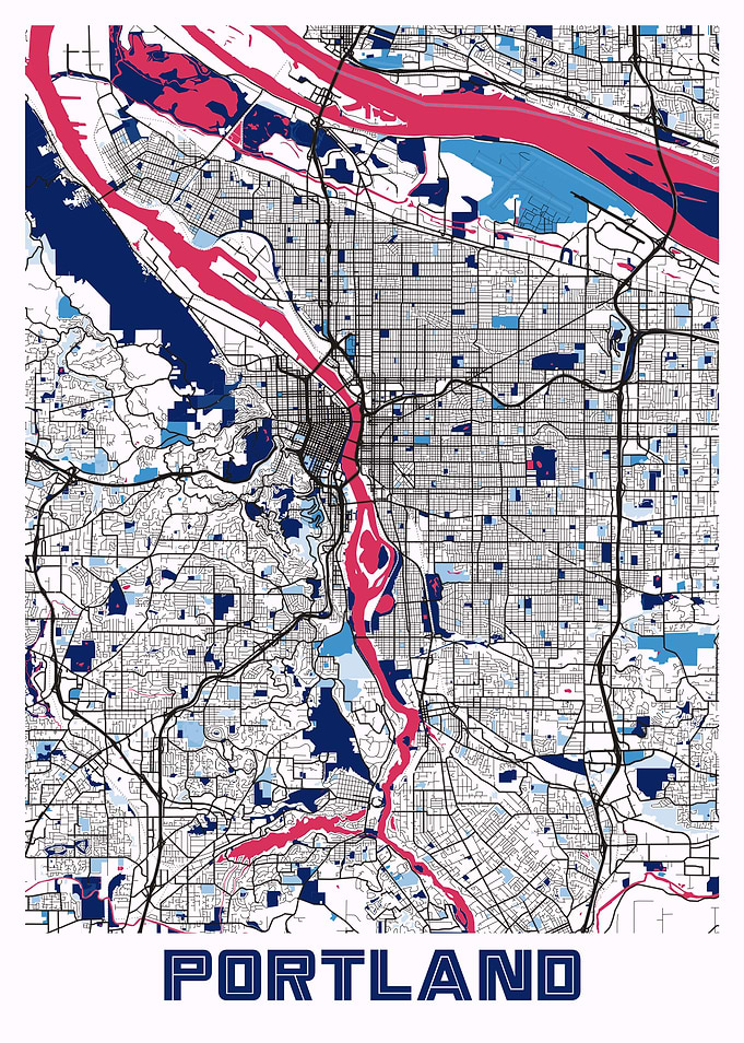 Portland MilkTea Map