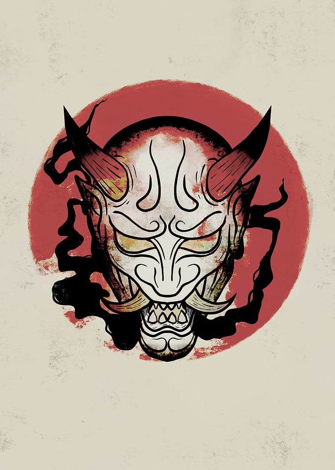 Japan Demon Mask