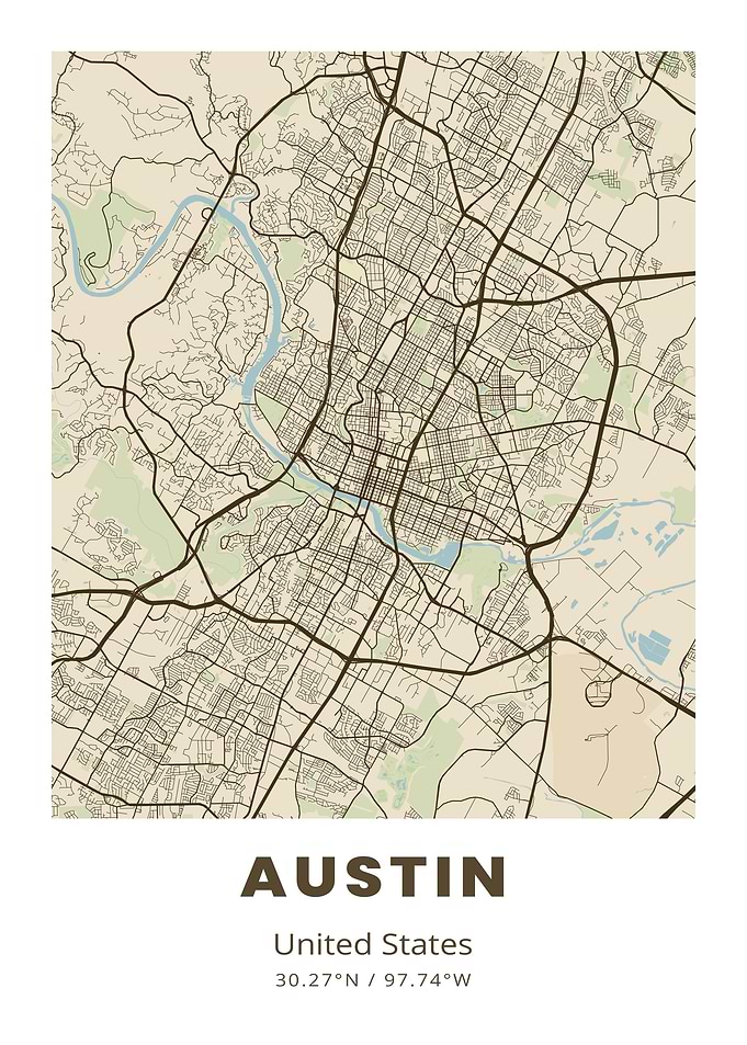 Austin City Map