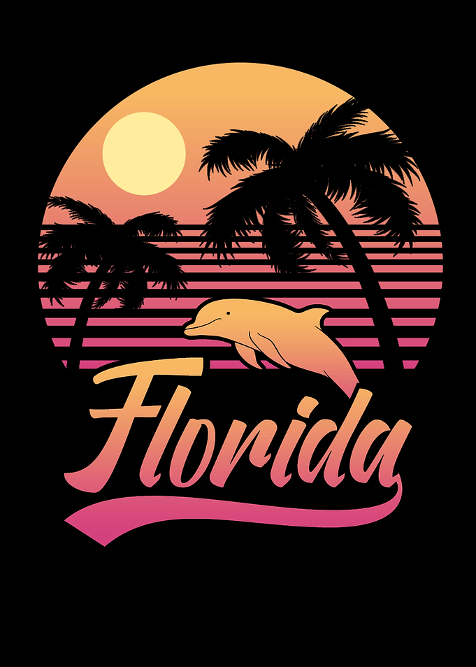 Florida Retro Sunset