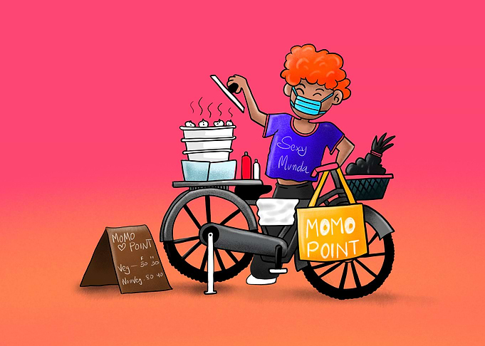 Street Food Illustration