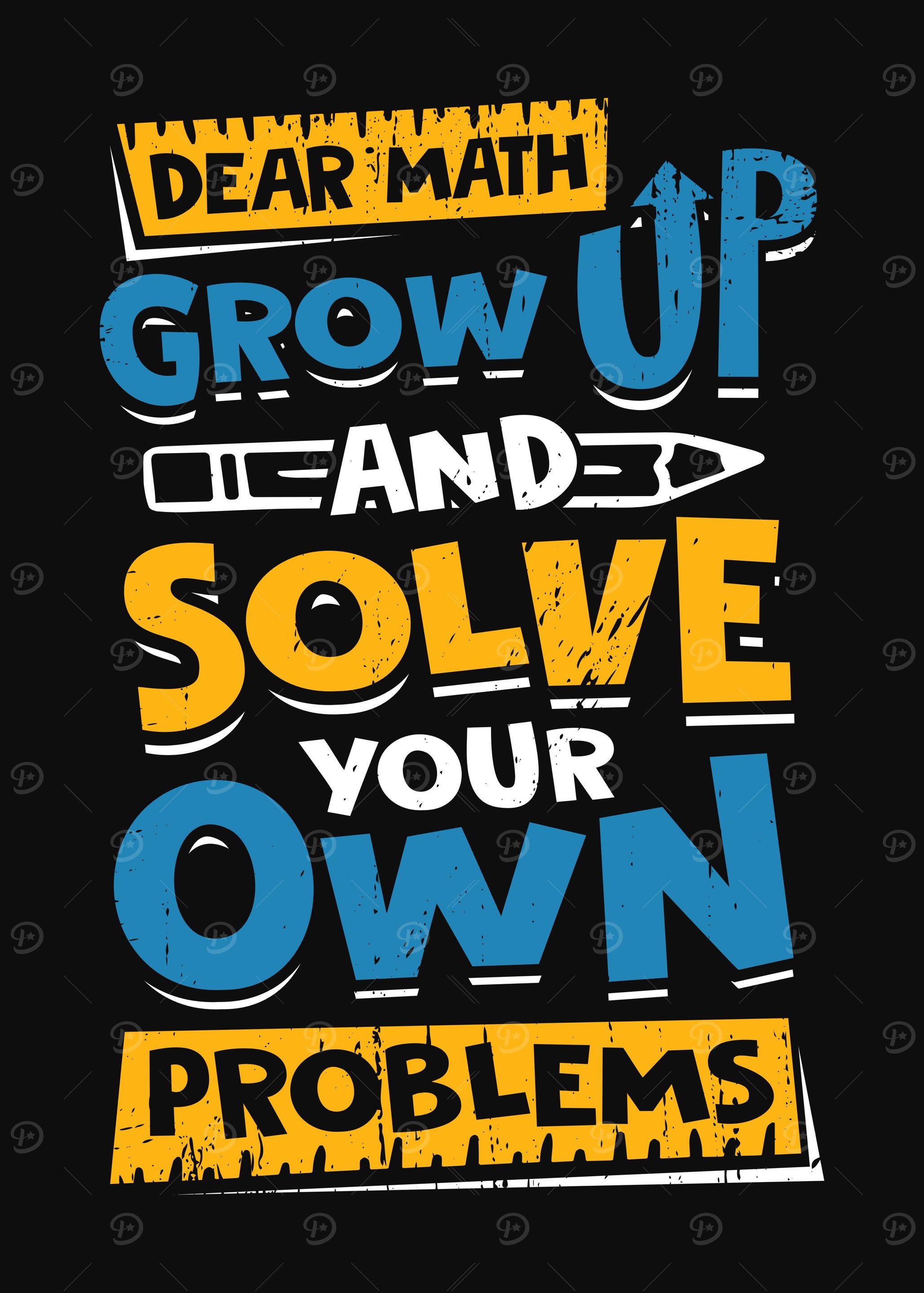Funny Math Student Design