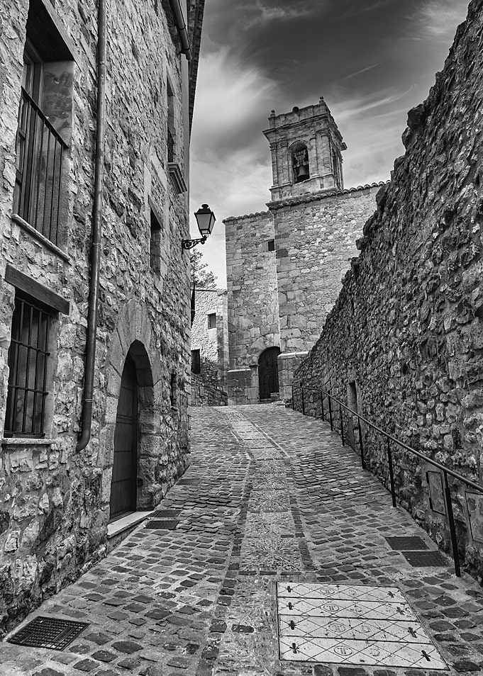 Black and white Village