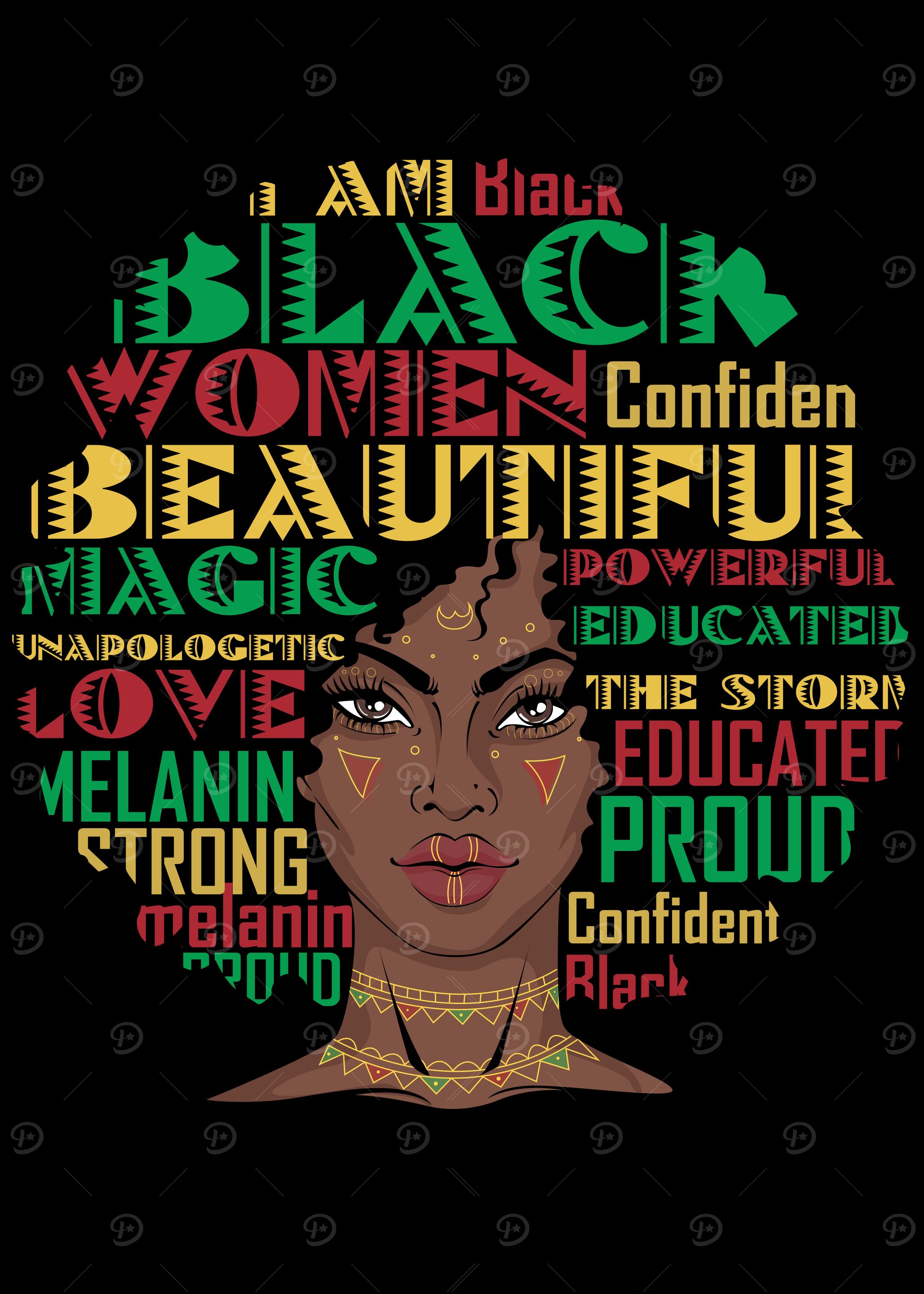 Black Woman Powerful