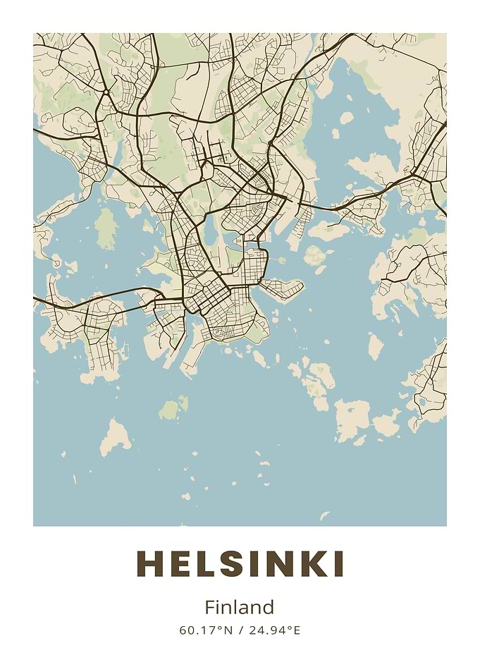 Helsinki City Map