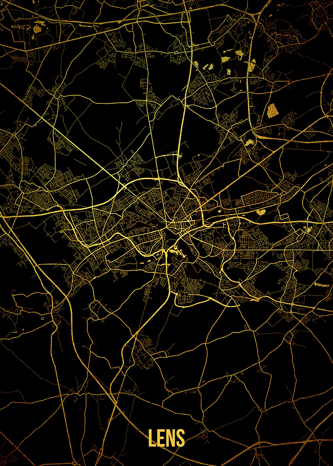 Lens gold map