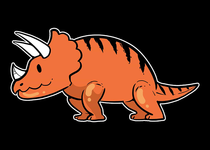 Triceratops Smile Dino Ner