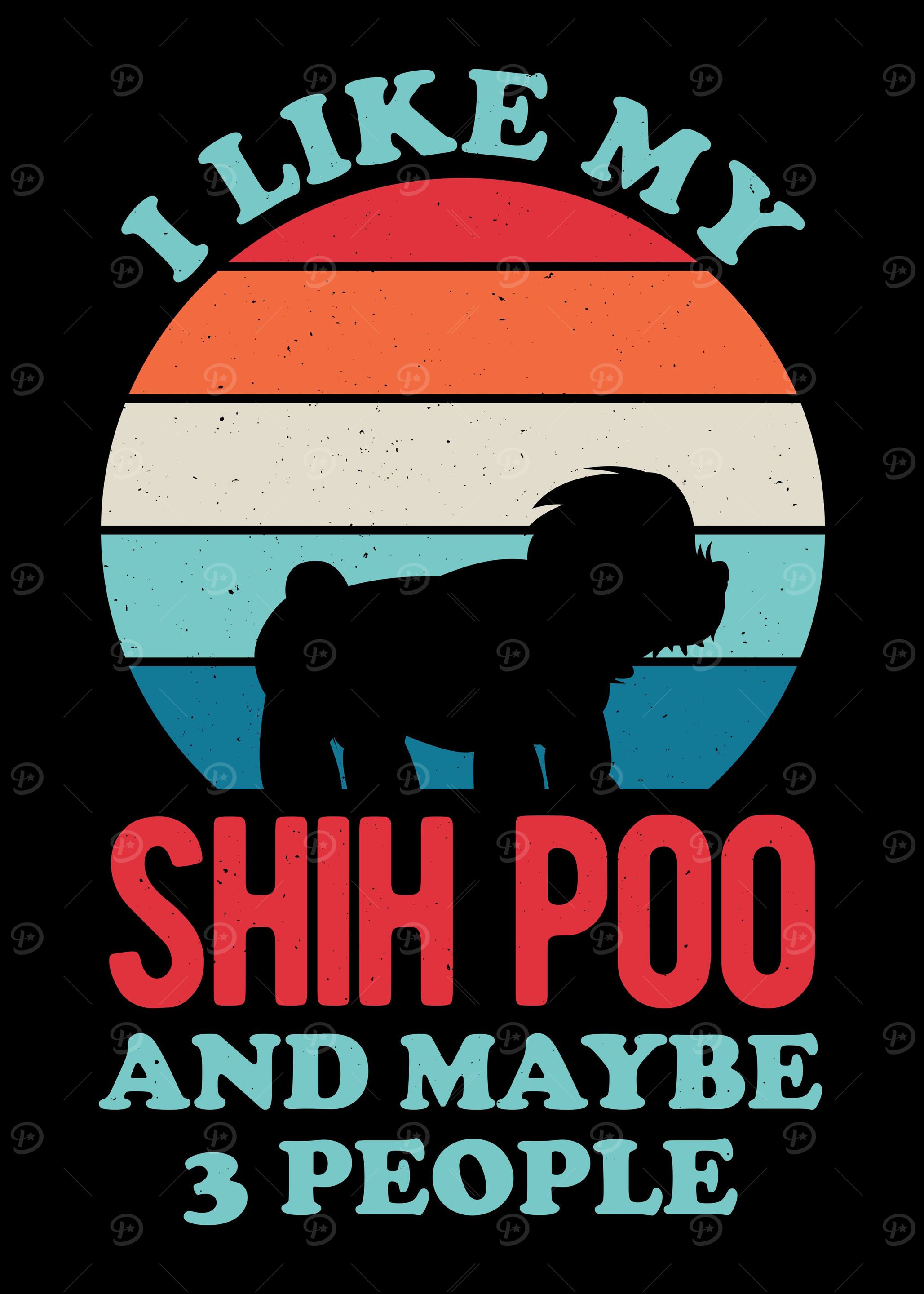 Shih Poo Funny