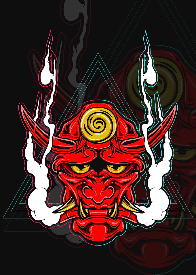 Oni Hannya Mask