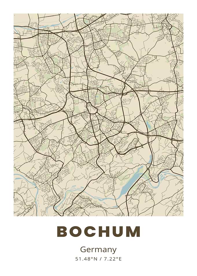 Bochum City Map