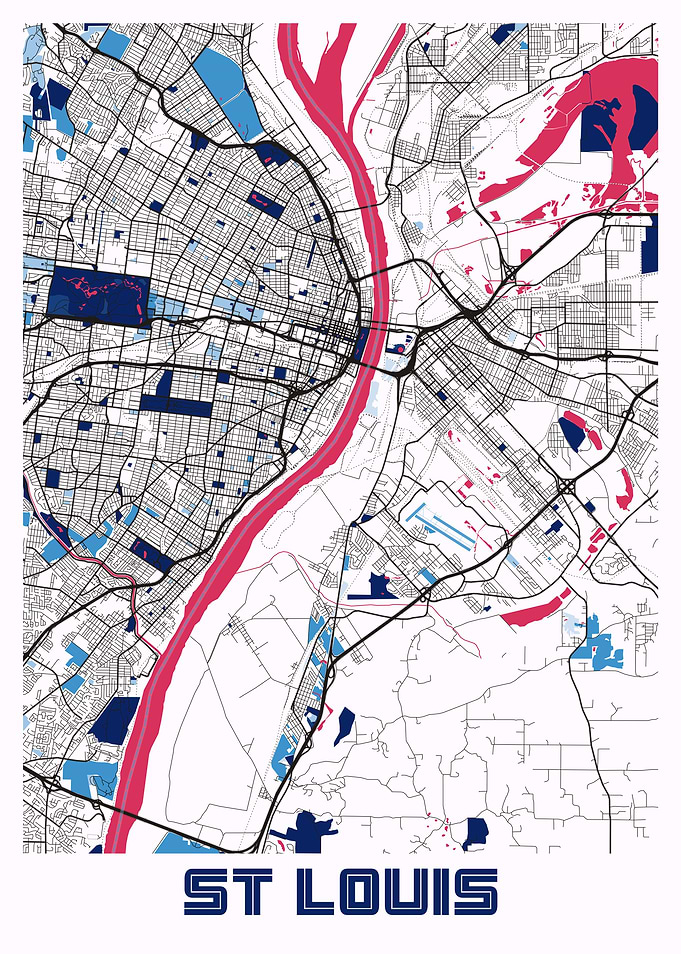 St Louis MilkTea Map