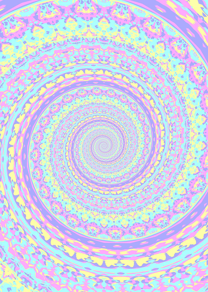 Hippie Mandala Spiral