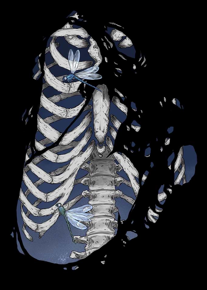 within the cage