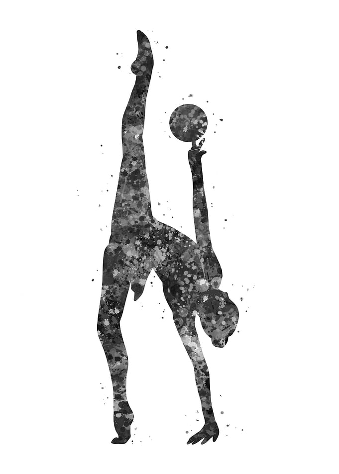 Rhythmic gymnastics ball