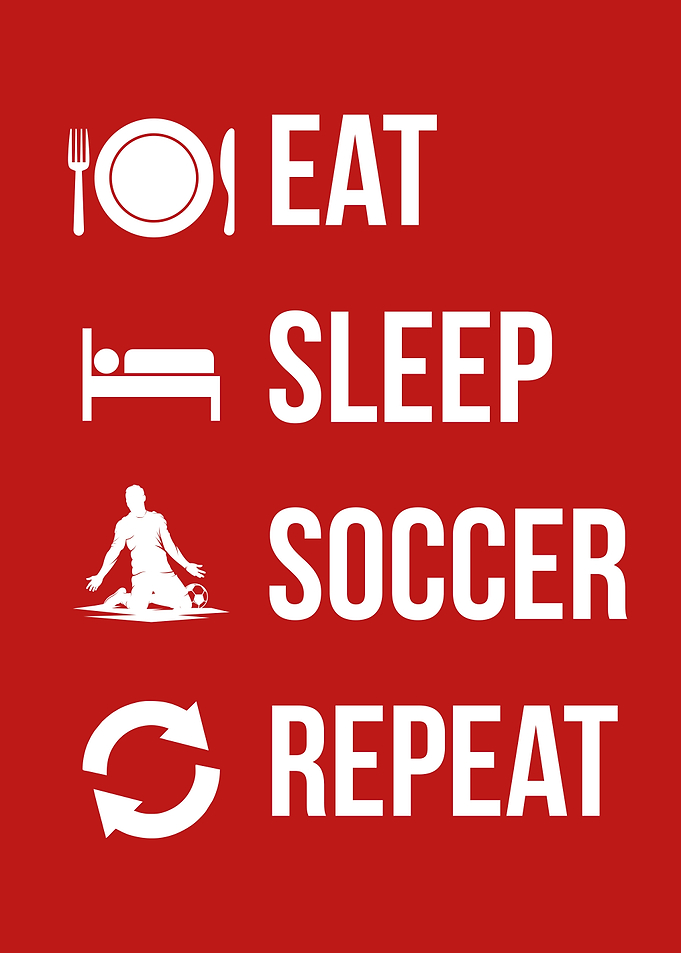 eat sleep soccer repeat